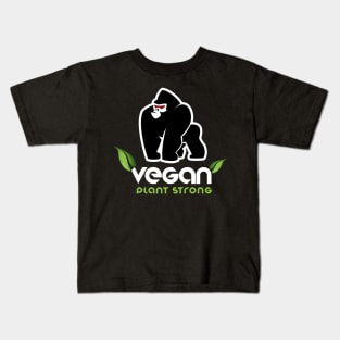 Vegan - Plant Strong Kids T-Shirt